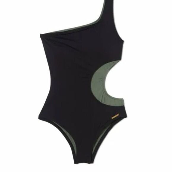 Vince Camuto Sz 4 One Shoulder One Piece Swimsuit - Picture 11 of 13